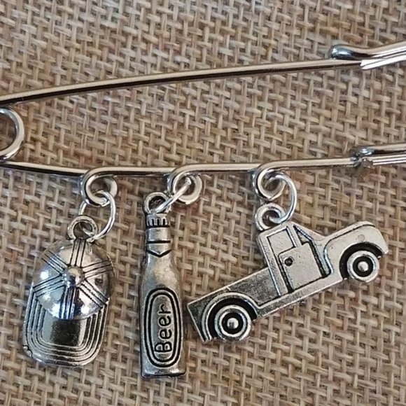 Supernatural Bobby Charm Pin. New. - Picture 1 of 2